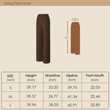 Women's Wide-Leg Pants with Pockets Loose Comfy Lounge Casual Sweatpants