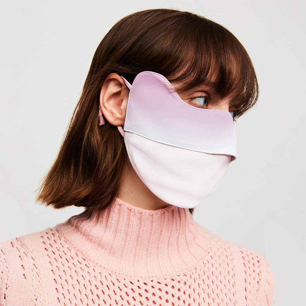 US Stock Women's Sun Protection Face Mask Nose Opening Blusher Sunscreen Breathable Face Cover