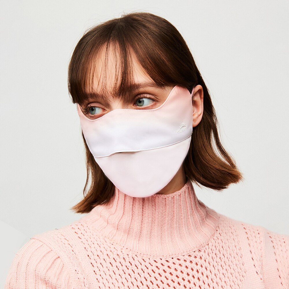 US Stock Women's Sun Protection Face Mask Nose Opening Blusher Sunscreen Breathable Face Cover