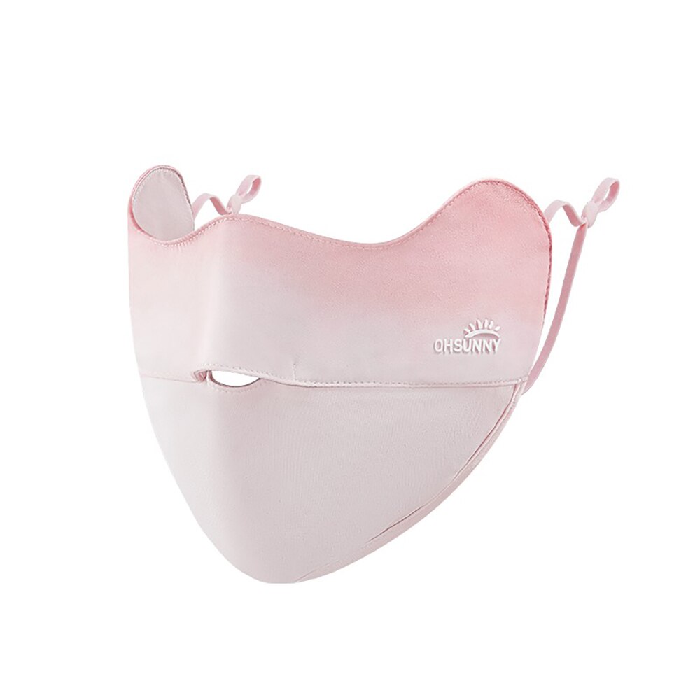 US Stock Women's Sun Protection Face Mask Nose Opening Blusher Sunscreen Breathable Face Cover