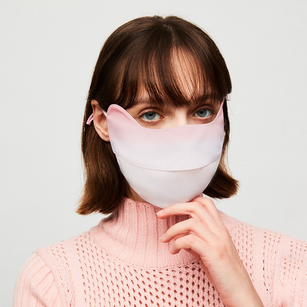 US Stock Women's Sun Protection Face Mask Nose Opening Blusher Sunscreen Breathable Face Cover