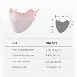 US Stock Women's Sun Protection Face Mask Nose Opening Blusher Sunscreen Breathable Face Cover