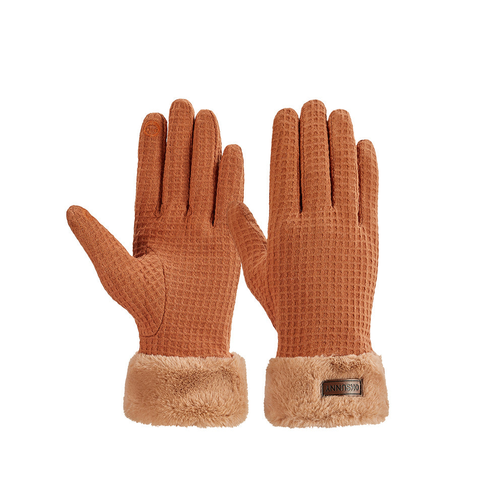 Women's Touchscreen Gloves Winter Warm Anti-Slip Gloves
