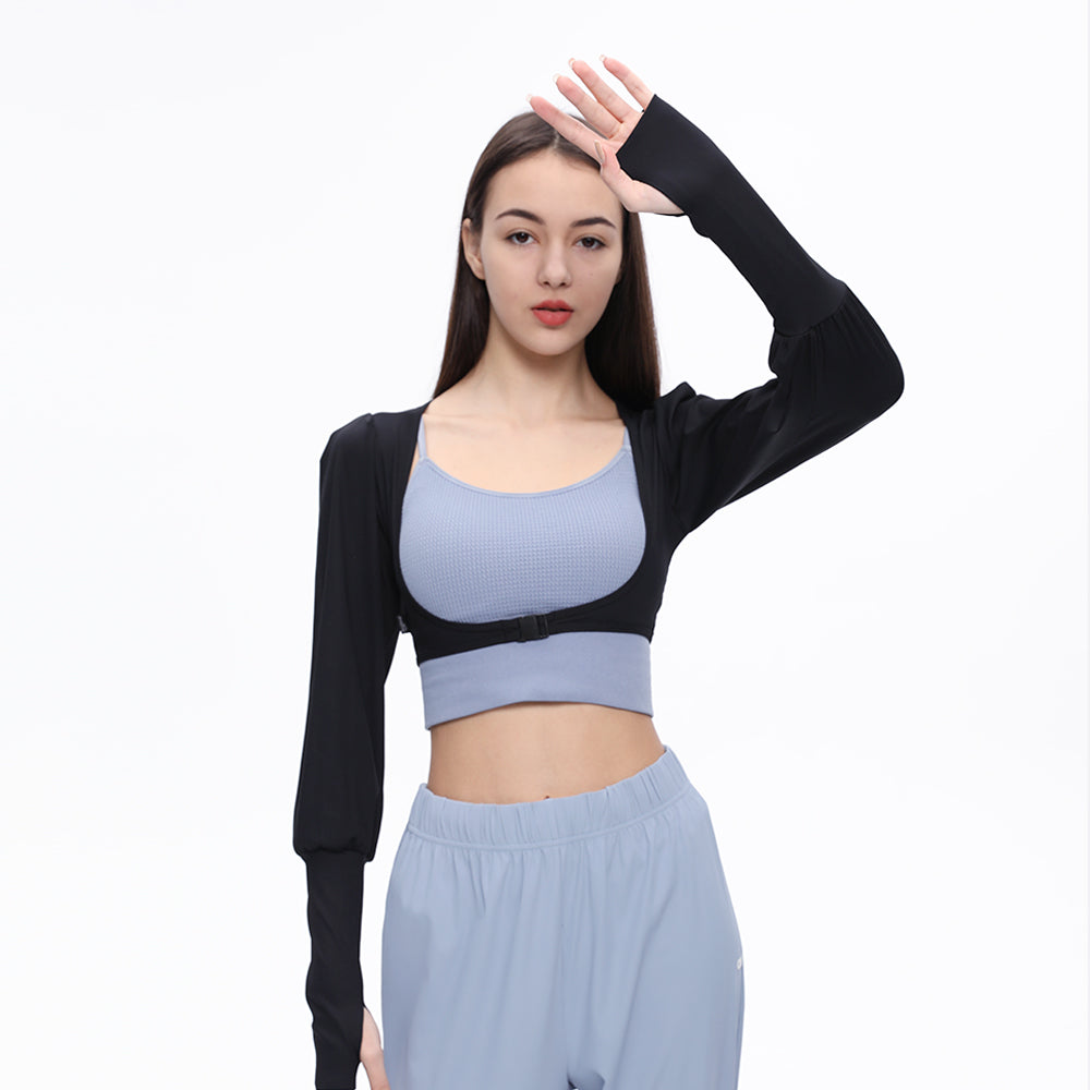 Women's Cooling Arm Sleeves Covers with Finger Hole UPF 50+