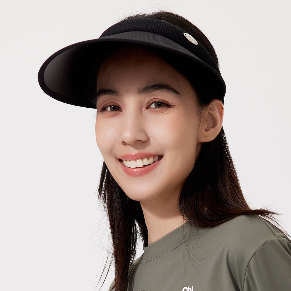 Women's Wide Brim Sun Visor Hat Empty Top Sun Cap UPF50+