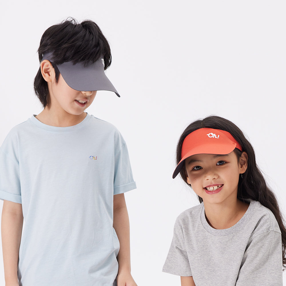Kid's Visor Athletic Sun Hat for Boys Girls Adjustable Tennis Sport Visors
