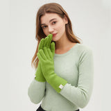 Winter Warm Touchscreen Gloves Fleece Knit Elastic Cuff Texting Thermal Gloves