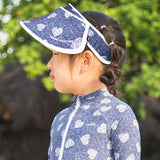 US Stock Kids Empty Top Visor Cap Adjustable Sun Hat UPF 50+