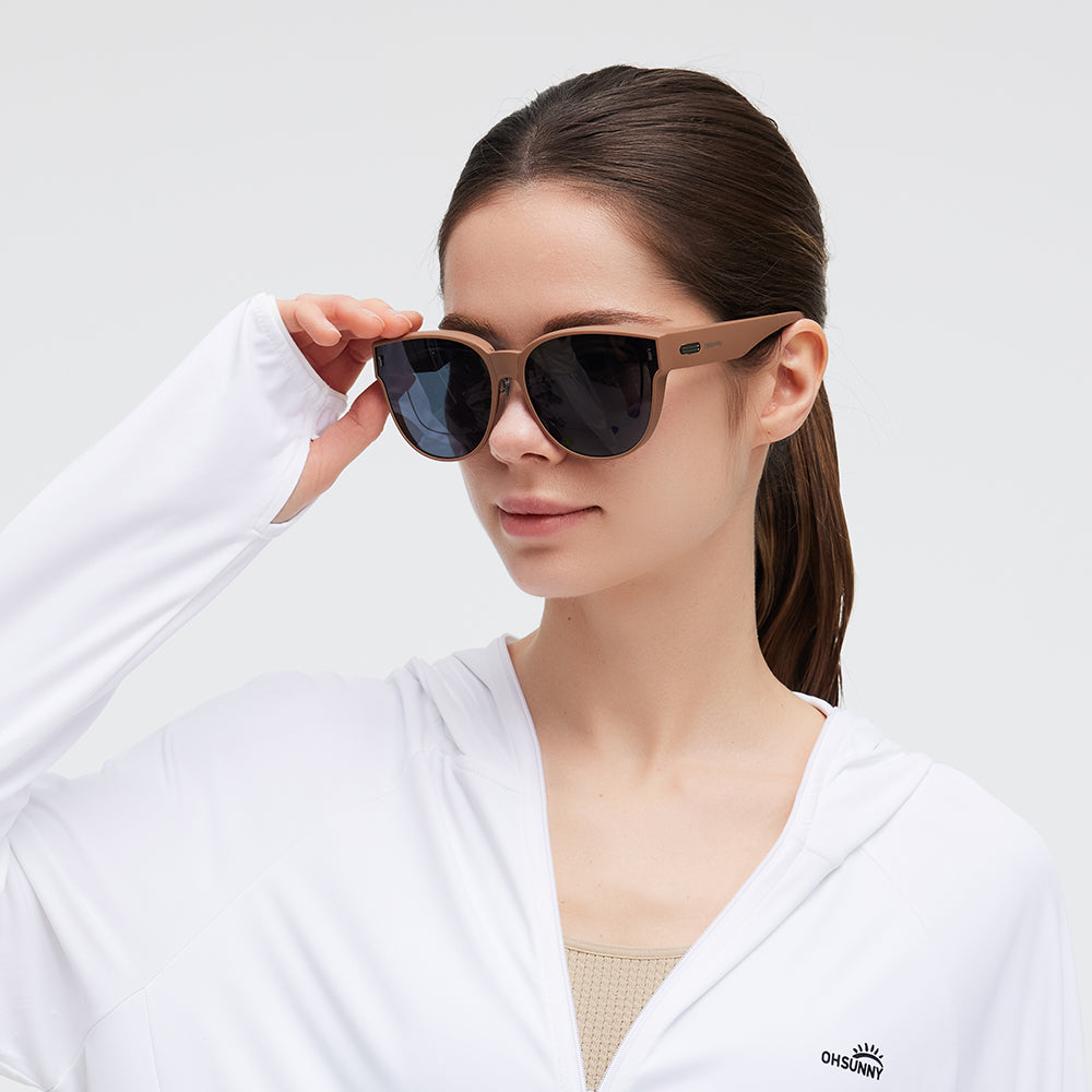 Polarized Sunglasses Unisex Fit Over Glasses UV400 Lightweight Sunglasses for Women Men