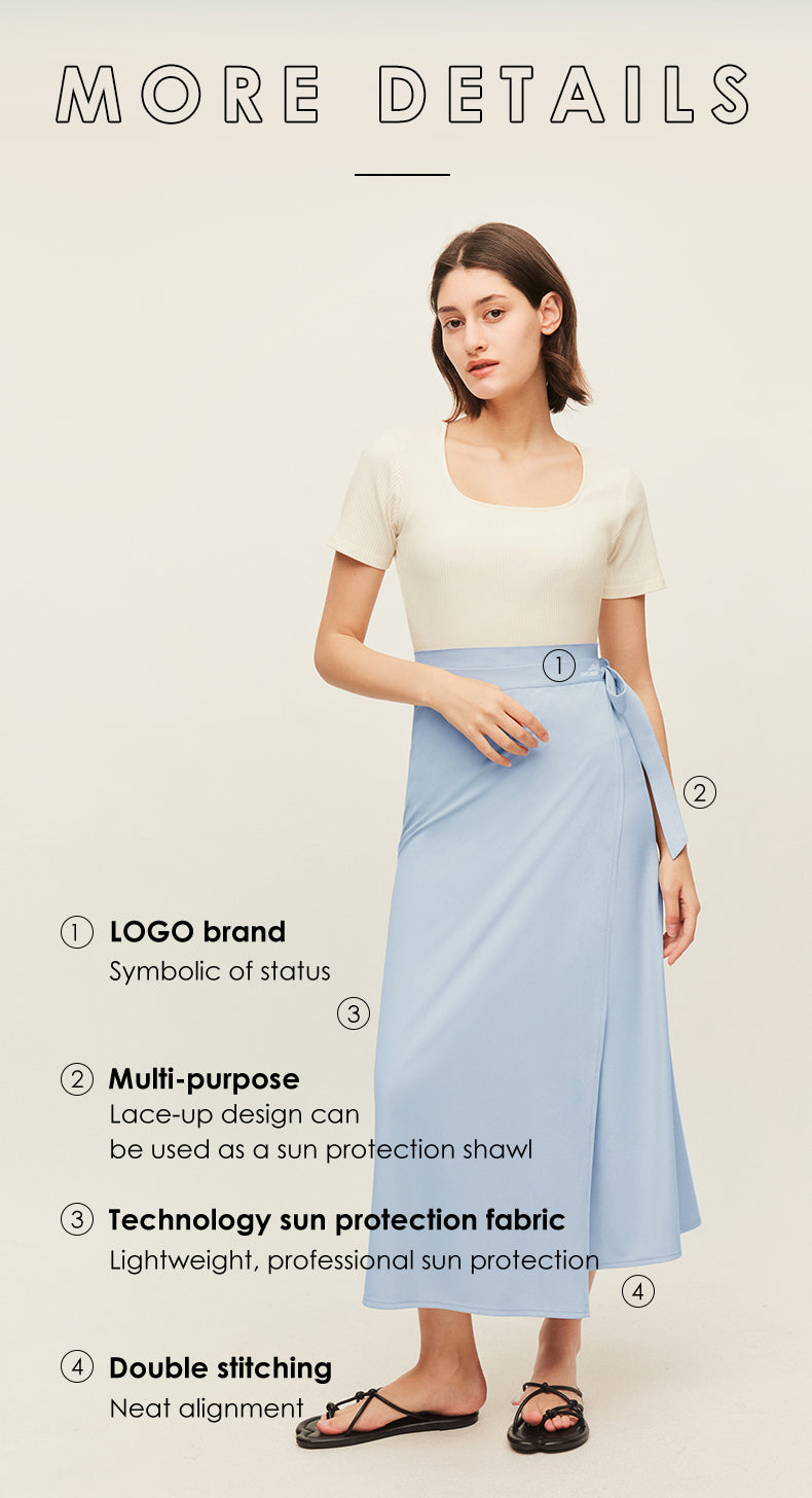 Women's Lace- up Sun Protection Dress UPF50+