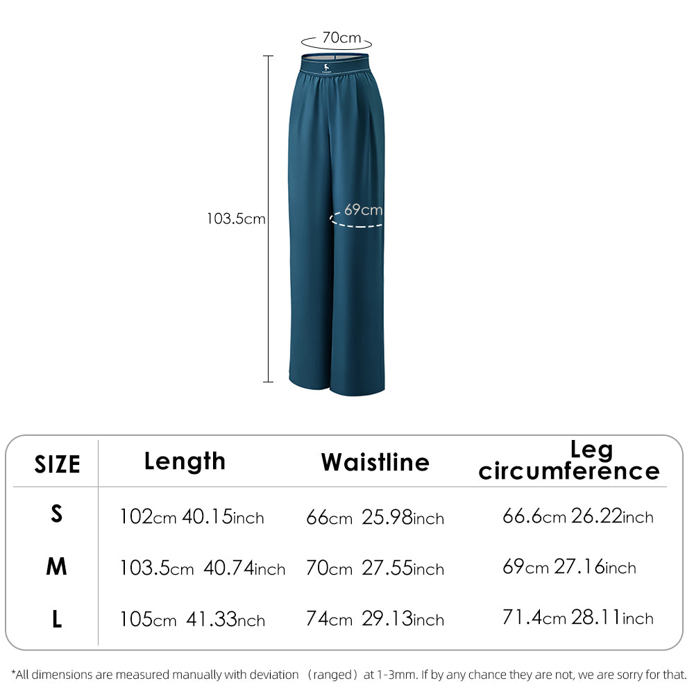 Women's Loose Cooling Pants Wide Leg Trousers UPF50+ Vacation Outfits