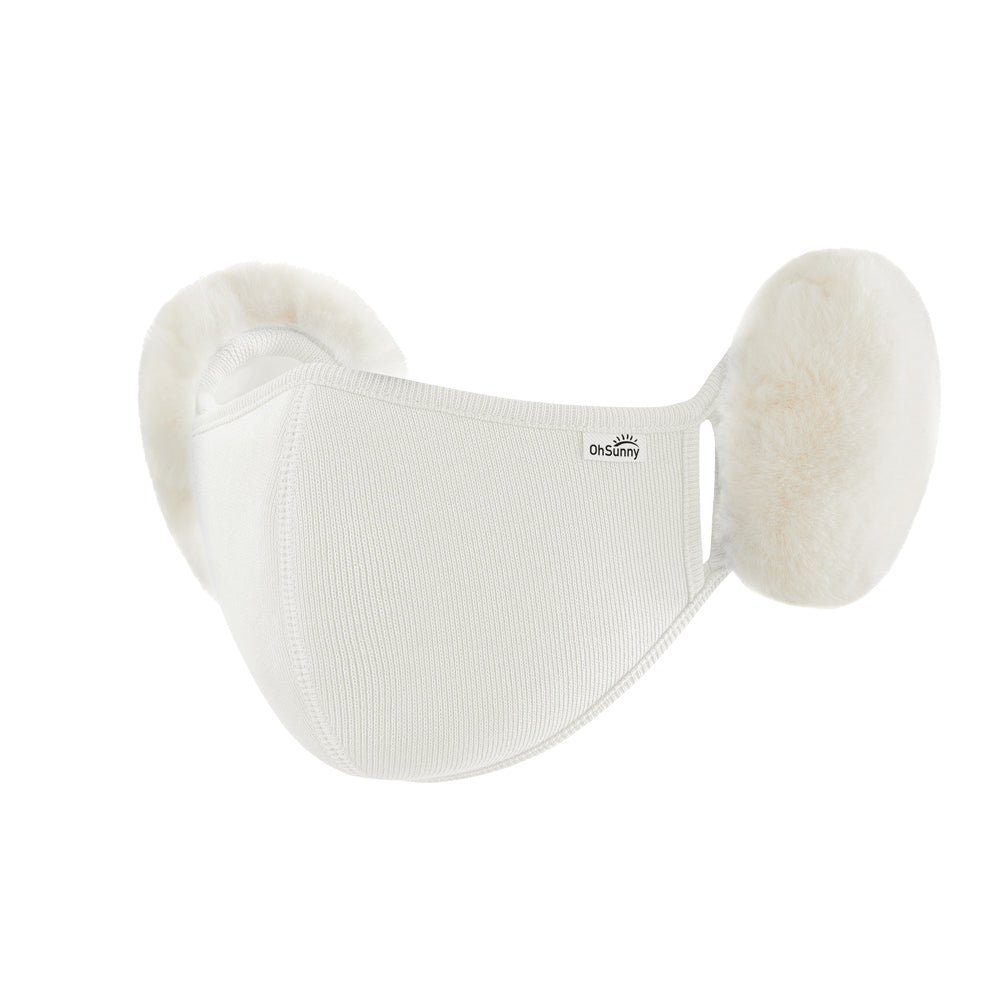 US Stock Women's Warm Mask Balaclava Face Cover with Earmuffs