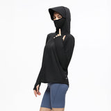 Women's Sun Protection Hoodie Jacket UPF50+ Long Sleeve Cloak Coats Tops