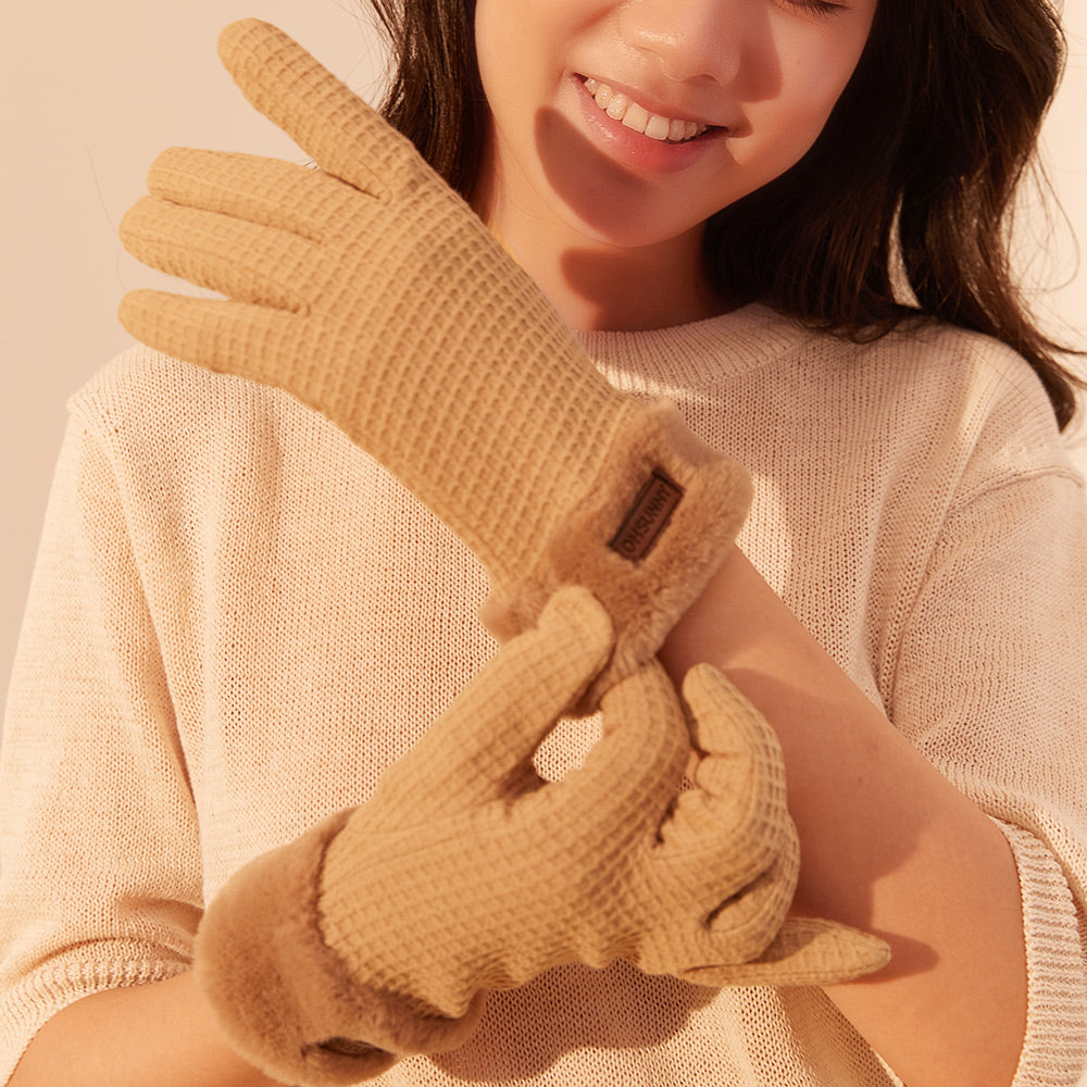Women's Touchscreen Gloves Winter Warm Anti-Slip Gloves