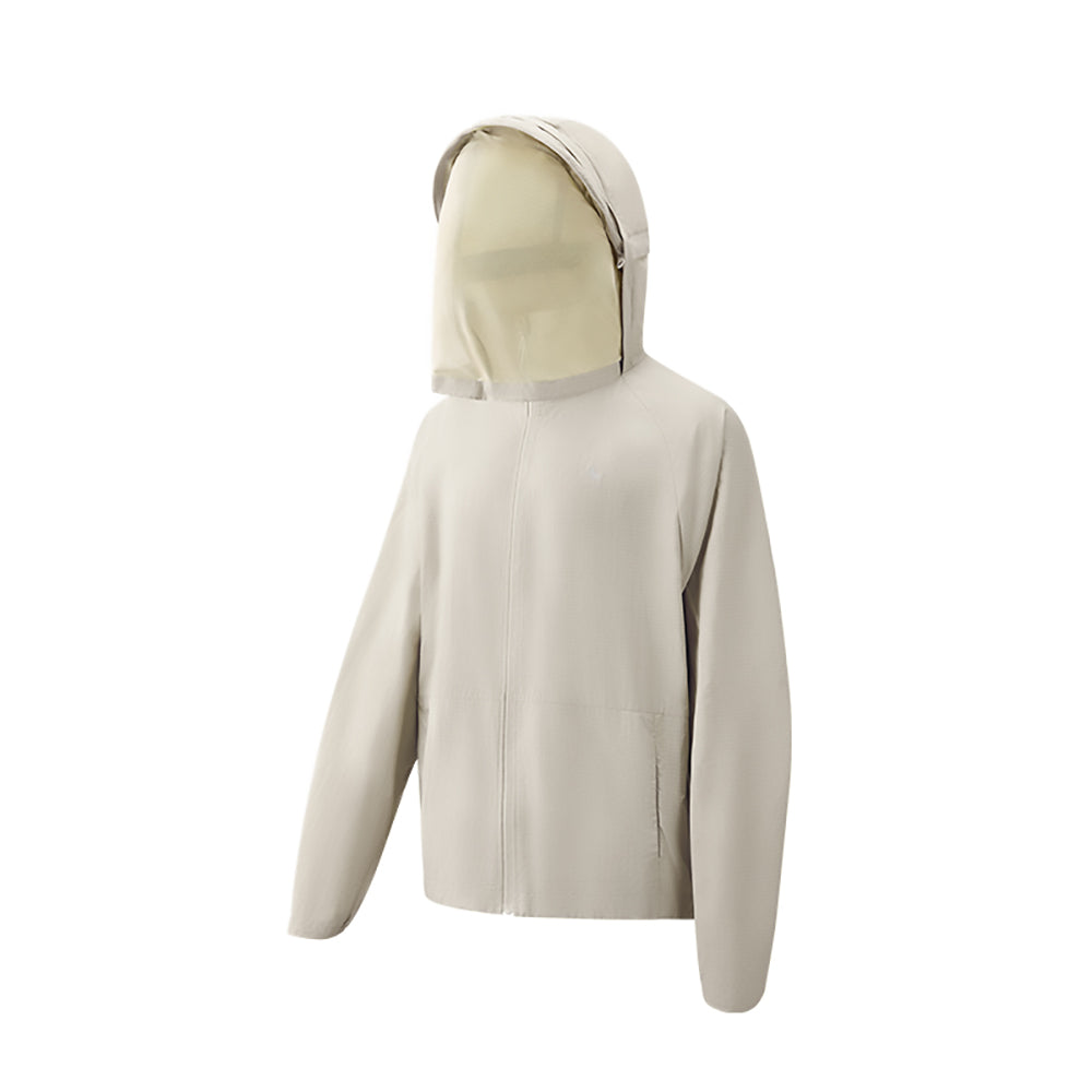 Unisex Sun Protection Hooded Jackets UPF50+ with Mosquito Mesh Face Cover