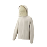 Unisex Sun Protection Hooded Jackets UPF50+ with Mosquito Mesh Face Cover
