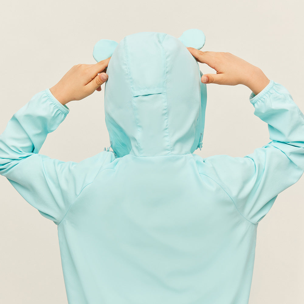 Kid's Sun Protection Hoodie Jackets with Pockets UPF 50+ for Aged 4-10 Boys Girls