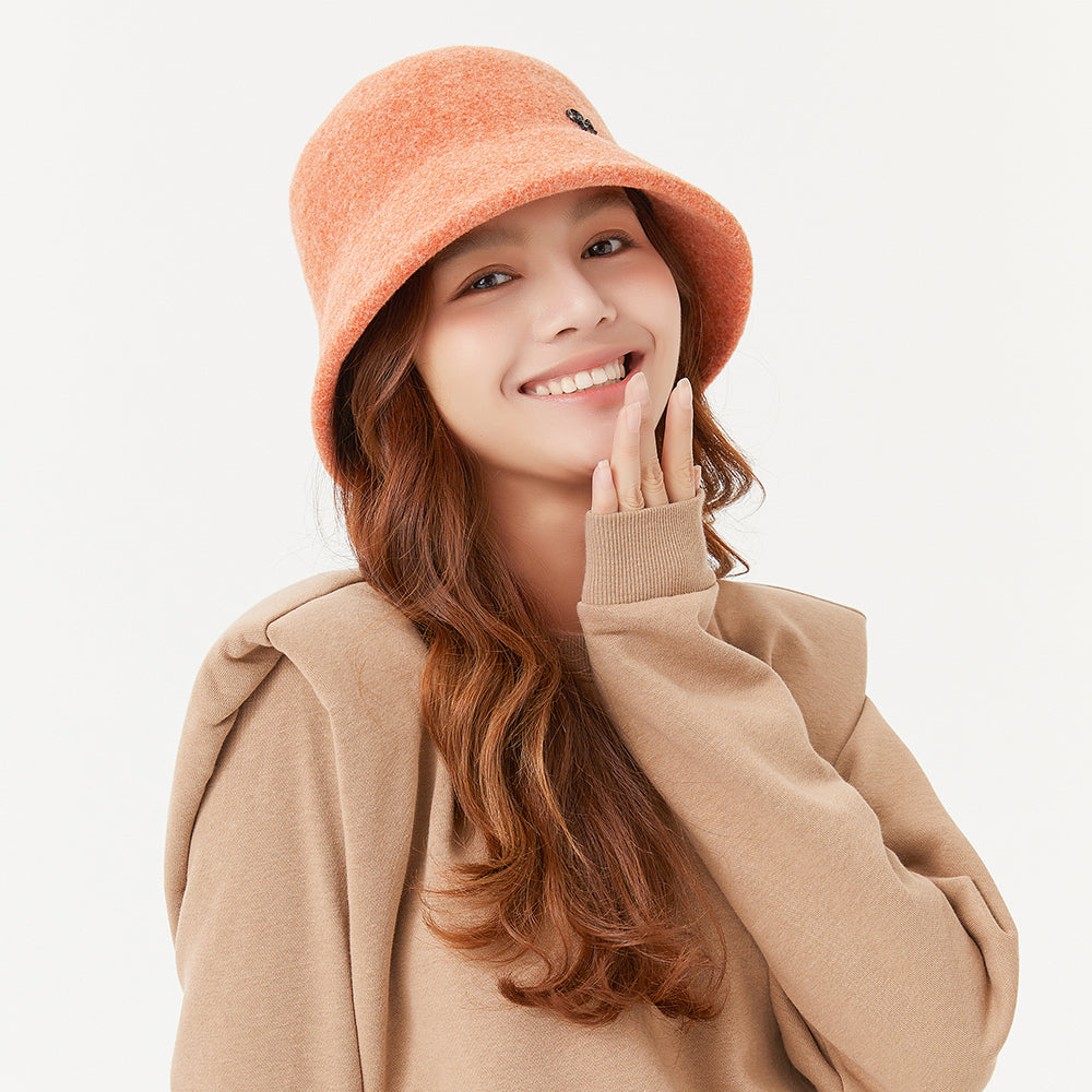 OHSUNNY Classic Wool Bucket Hats Warm Artist Fisherman Cap