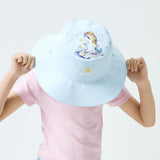 Kid's UV Protection Bucket Hat UPF 50+ Wide Brim Sun Caps for Boys Girls
