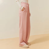Women's Casual Pants with Pockets Straight-Leg Loose Comfy Lounge Active Sweatpants