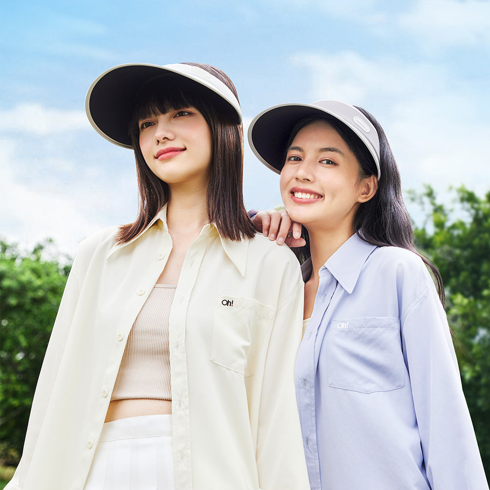 Women's Wide Brim Sun Visor Hat Empty Top Sun Cap UPF50+