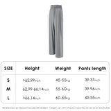 US Stock Women's Wide Leg Pants UPF50+ Oversize Street Loose Wears