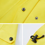 Kid's Raincoat Poncho Toddler Rain Jacket Waterproof Hoodie