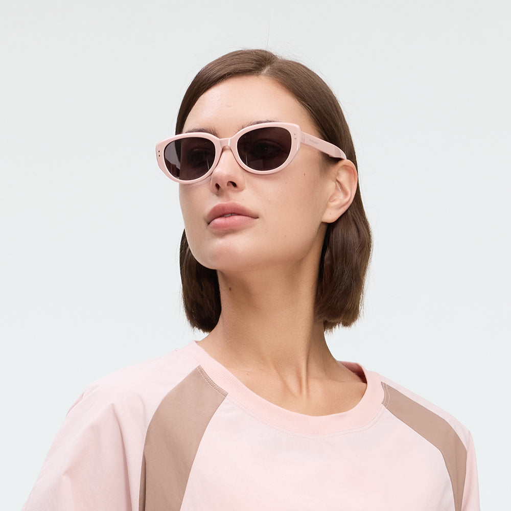 Retro Polarized Sunglasses UV400 Trendy Cat Eye Sun Glasses