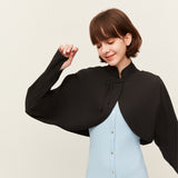 Women's Sun Protection Shawl UPF 50+ Arm Sleeves Covers with Finger Hole