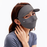 US Stock Sun Protection Full Face Mask with Cap Brim UPF 50+ Riding Cover
