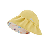 Kid's Reversible Sun Hat UPF 50+ UV Protection Empty Top Visor Caps