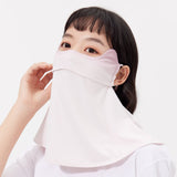 US Stock Sun Protection Face Cover Breathable Mask UPF 50+ Gradient Design Neck Gaiters
