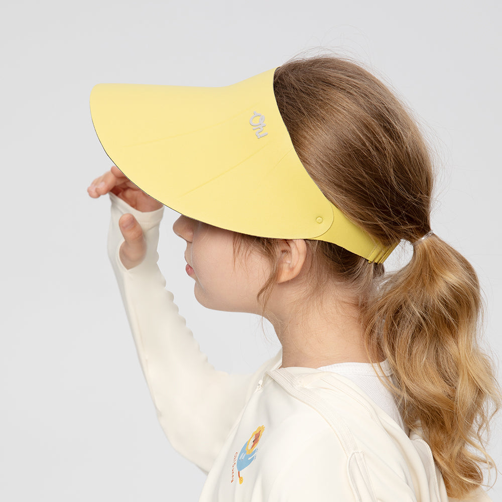 Kid's Sun Visor Hat Dual-Sided Sun Protection UPF50+ Adjustable Cap