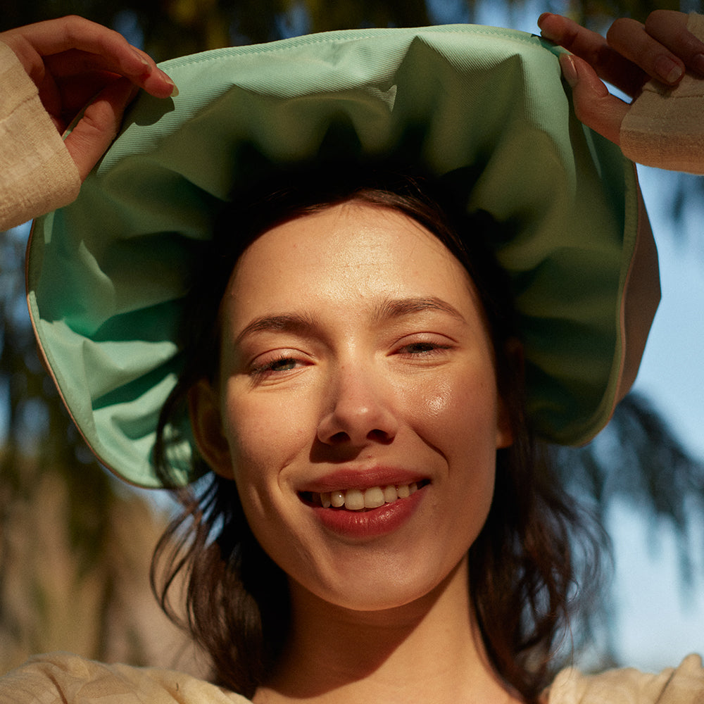 US Stock Foldable Wide Brim Sun Visor Hat UV Protection UPF 50+ Cap Headband