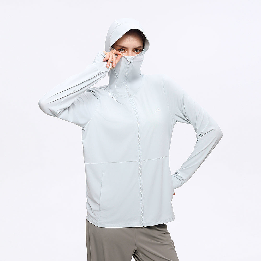 Women's Sun Protection Hoodie Jacket UPF 50+ Long Sleeve Coat