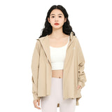 Women's Sun Protection Hoodie Long Sleeve Outdoor Jacket UPF 50+