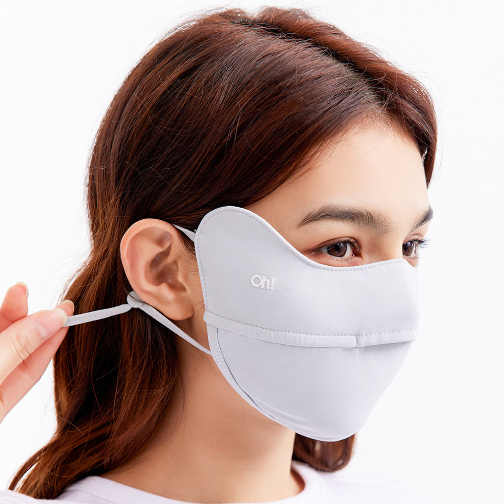 US Stock Cooling Breathable Face Mask Sun Protection UPF 50+ Face Covering