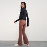 Women's Yoga Pants Flare Leggings with Tummy Control Bootcut Wide Leg Trousers Stretchy  High Waisted Workout Pants