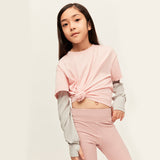 Kid's Loose Arm Sleeves with Thumb Hole Sun Protection UPF50+ Athletic Arm Covers