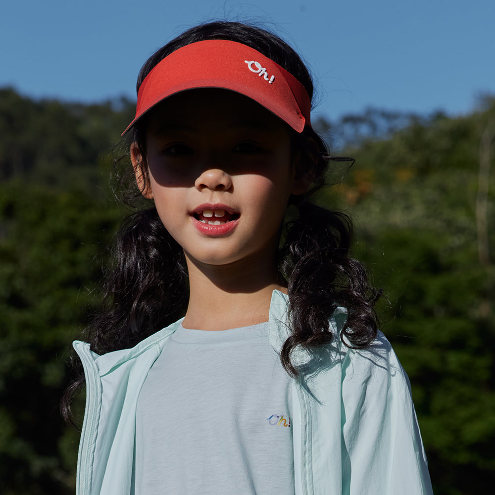 Kid's Visor Athletic Sun Hat for Boys Girls Adjustable Tennis Sport Visors