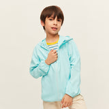 Kid's Sun Protection Jackets with Pockets UPF 50+ Hoodie for Aged 4-10 Boys Girls