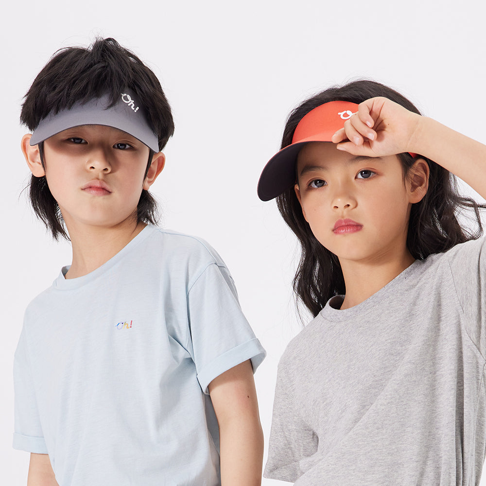 Kid's Visor Athletic Sun Hat for Boys Girls Adjustable Tennis Sport Visors