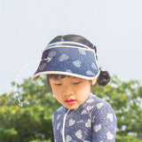 US Stock Kids Empty Top Visor Cap Adjustable Sun Hat UPF 50+