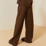 Women's Wide-Leg Pants with Pockets Loose Comfy Lounge Casual Sweatpants