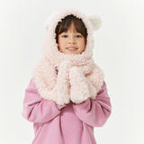 Kid's 3-in-1 Multi-Functional Hoodie Hat/Scarf/Gloves Set