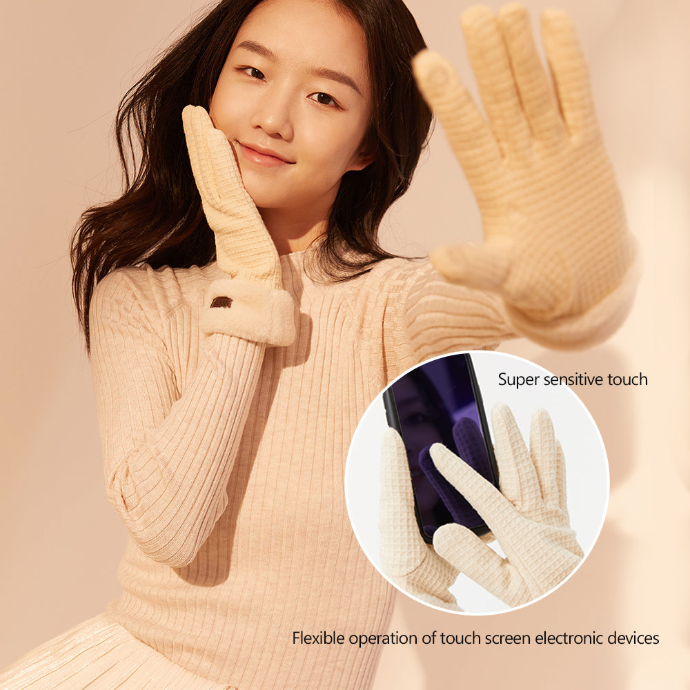 Women's Touchscreen Gloves Winter Warm Anti-Slip Gloves