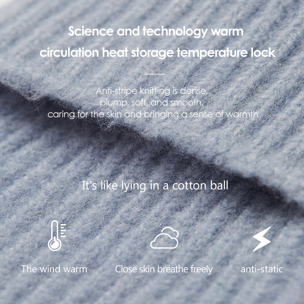 Winter Warm Touchscreen Gloves Fleece Knit Elastic Cuff Texting Thermal Gloves