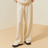 Women's Wide-Leg Pants with Pockets Loose Comfy Lounge Casual Sweatpants