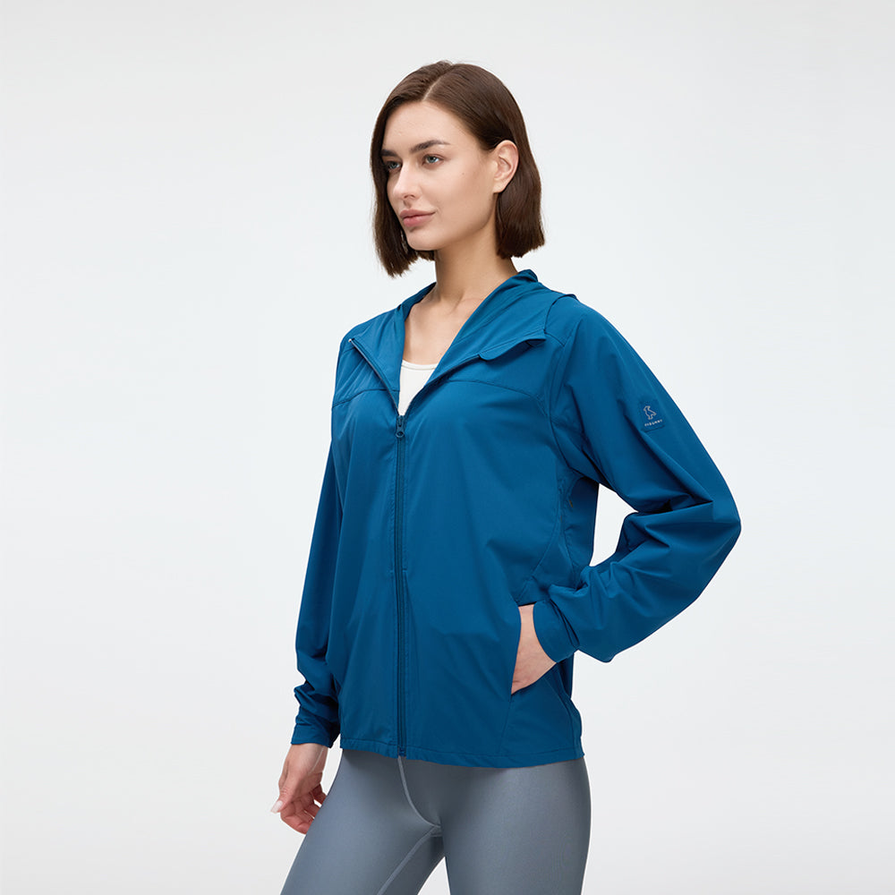 Unisex Waterproof Jackets Sun Protection UPF50+ Lightweight Hooded