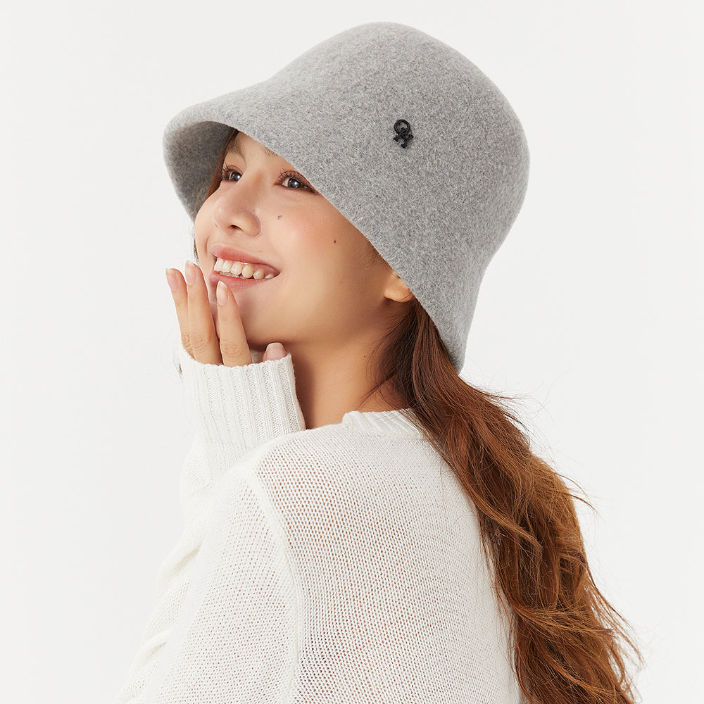 OHSUNNY Classic Wool Bucket Hats Warm Artist Fisherman Cap